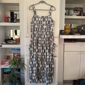 Whit Moon Phase Gingham Dress